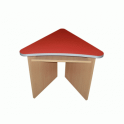 Children table "Petal" with a shelf, height group №1